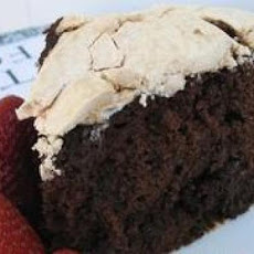 Meringue-Crusted Chocolate Cake
