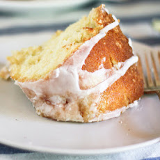 Lemon Buttermilk Rhubarb Bundt Cake