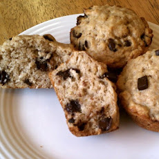 Vegan Banana Chocolate Chip Muffins