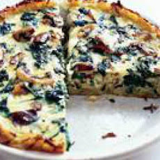 Spinach-Mushroom Quiche