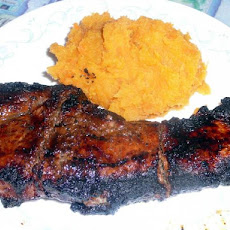 Maple-Mashed Sweet Potatoes