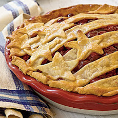 Stars-and-Stripes Cherry Pie