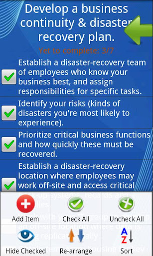 【免費商業App】Business Emergency Checklist-APP點子