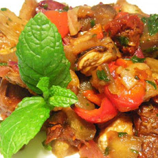 Moroccan Eggplant (Aubergine) Salad