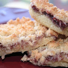 Raspberry Shortbread.