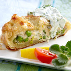 RWOP Finalist: Salmon Wrapped in Pastry with Cucumber Sauce