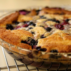 Three-Berry Cobbler