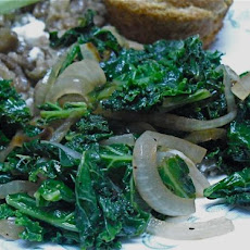 Kale With Caramelized Onions and Garlic