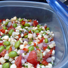 Refreshing Edamame and Corn Salad with Lime