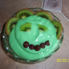 Kiwi Green Goblin Pudding