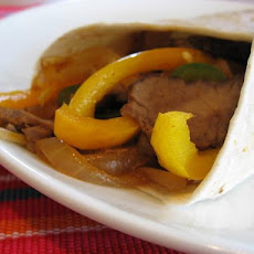 Easy Beef or Chicken Fajitas
