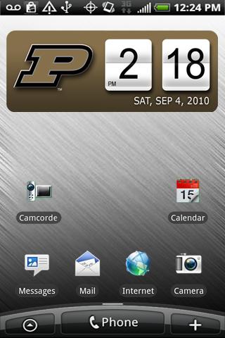 Purdue Boilermakers Clock