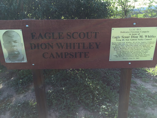 Eagle Scout Dion Whitley Campsite