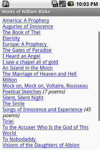 Works of William Blake