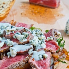 Black and Blue Steak Sandwich