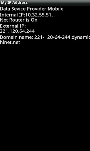 My IP Address