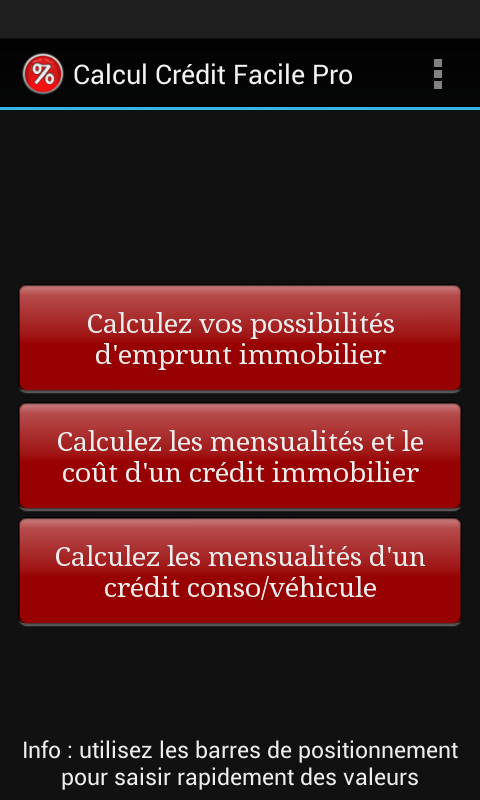 Android application Easy Mortgage Calculator Pro screenshort