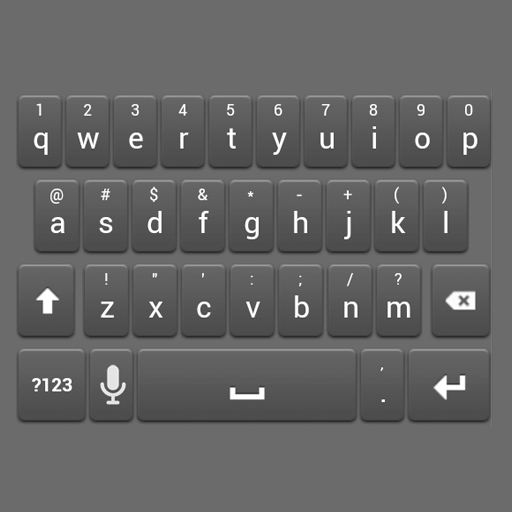 Grey Keyboard Skin LOGO-APP點子