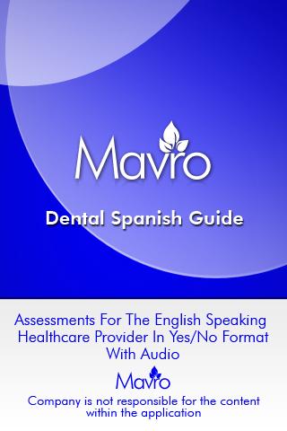 Dental Spanish Guide DSG