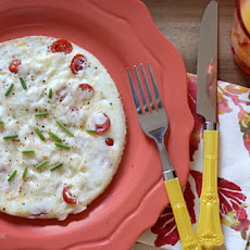 Tomato Mozzarella Egg White Omelet