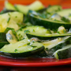 Cheesy Zucchini with Garlic and Parsley