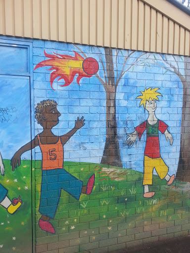Fire Ball Mural