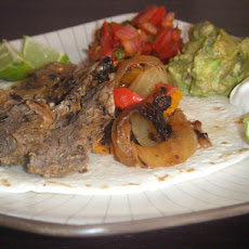 Roasted Garlic Steak Fajitas