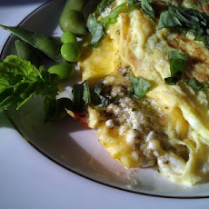 Creamy Goat Cheese Pesto Omelet (Ww 10 Pointsplus)