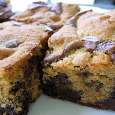 Quick and Easy Chocolate Chip Cookie Dough Brownies