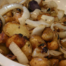 Grilled Potatoes and Onions With Herbs (Foil Wrapped)