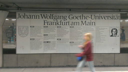 Plakat in Ubahn