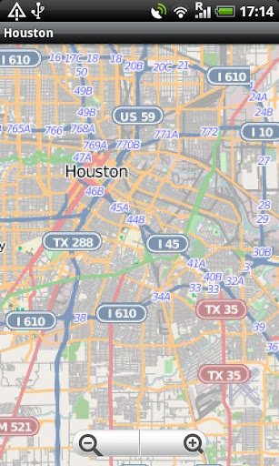 Houston Street Map