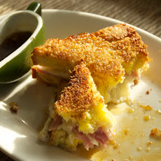 Monte Cristo with Orange and Rosemary Maple Syrup