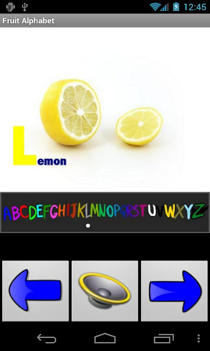 【免費教育App】Fruit Alphabet-APP點子