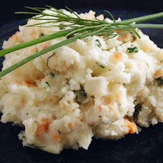 Smoked Salmon and Chive Mashed Potatoes