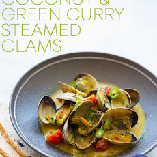 Coconut and Green Curry Steamed Clams