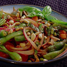 Basil and Balsamic Green Bean Salad