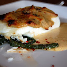 Halibut with Herb Sauce
