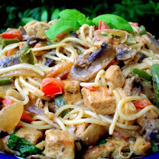 Pretty Quick Cajun Chicken and Pasta