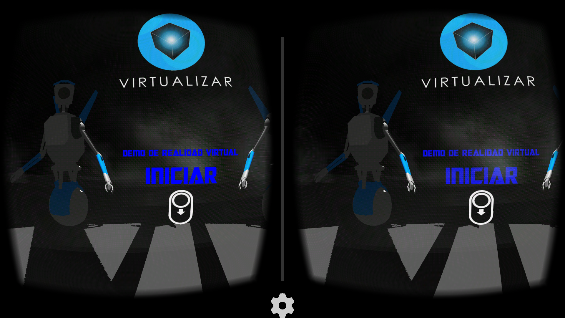 Android application Virtualizar VR screenshort