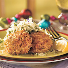 Crab Cakes with Lemon-Parsley Slaw