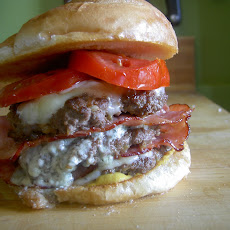 Cheddar and Blue HAMburger