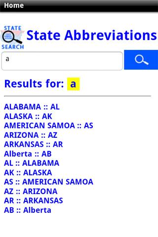 State Abbreviations