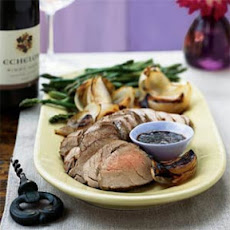 Pan-Grilled Pork Tenderloin with Pomegranate Molasses