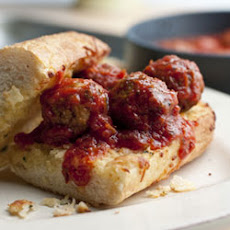 Mozzarella Meatball Sandwiches