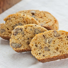 Cheddar Pecan Cocktail Biscotti