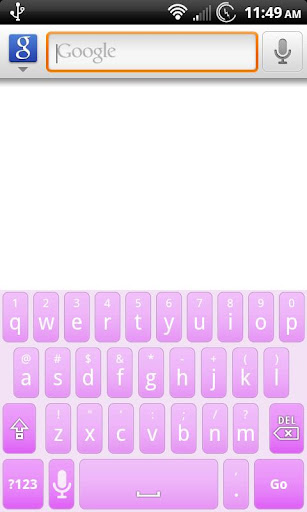 Purple Light Keyboard Skin