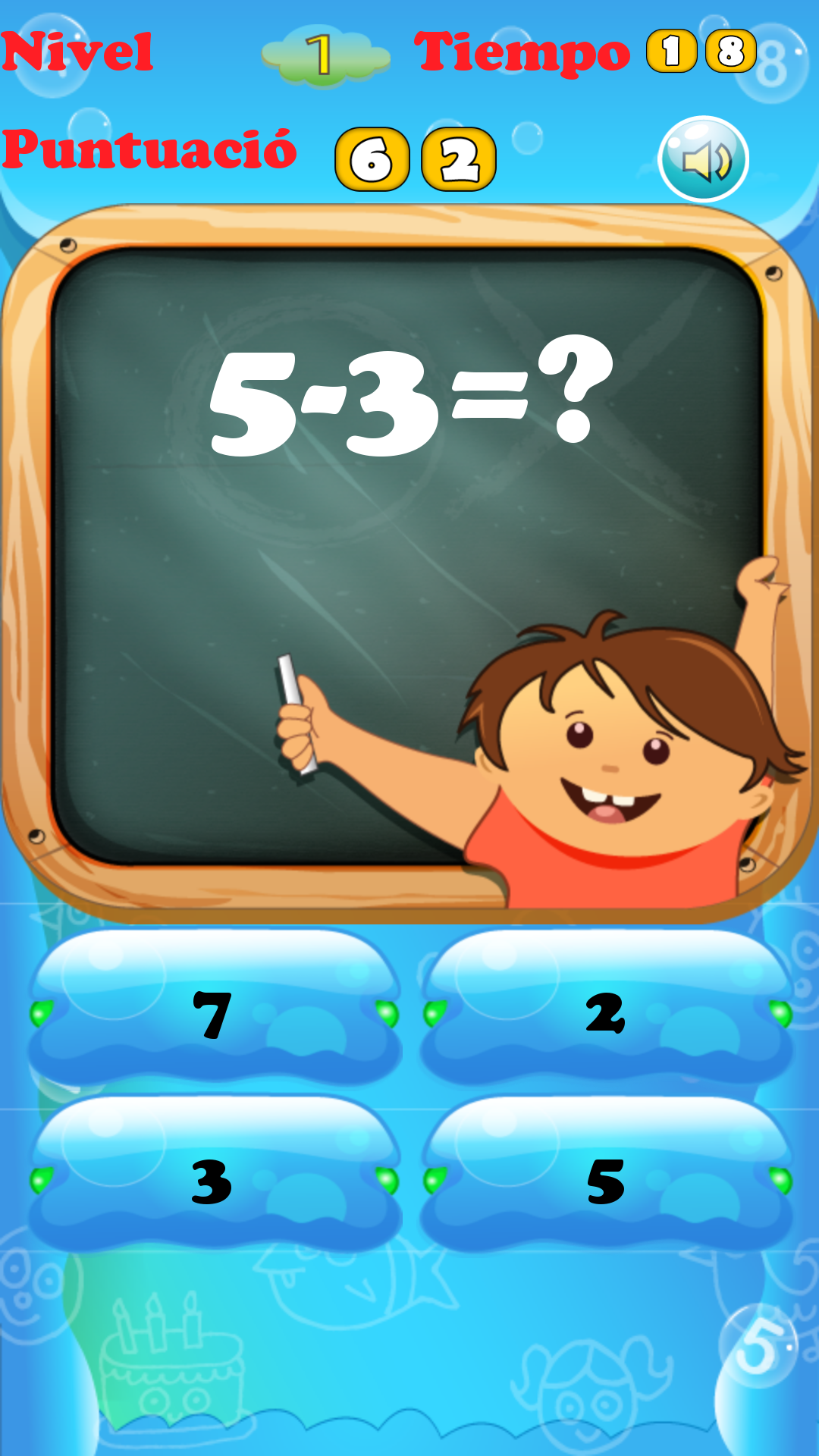 Android application Kids Math screenshort