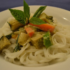 Vegetarian Thai green curry