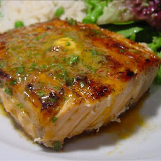 Grilled Salmon With Chipotle-Herb Butter